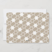 Happy Hanukkah手書きモダンスクリプトの写真 シーズンカード (裏面)