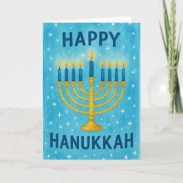 Happy Hanukkah カード