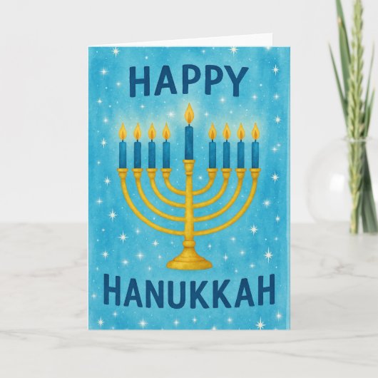 Happy Hanukkah カード (正面)