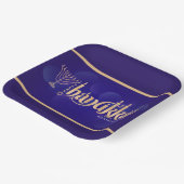 Happy Hanukkah  ペーパープレート (傾斜あり)