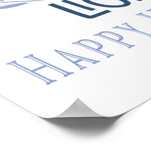 Happy Hanukkah ポスター (角)