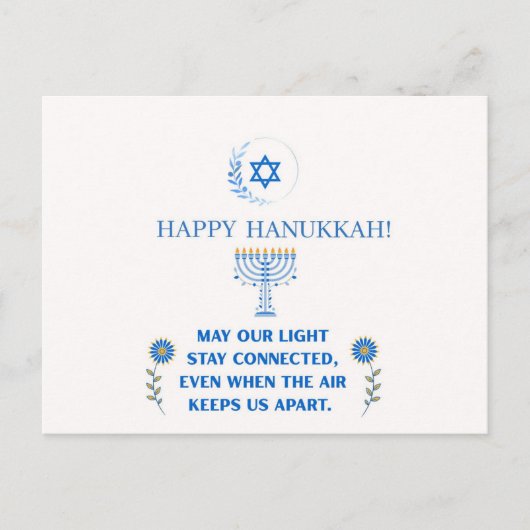 Happy Hanukkah! ポストカード (正面)