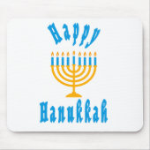 Happy Hanukkah マウスパッド (正面)