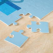 🕎 Happy Hanukkah,少年,カスタマイズ可能な文字 ジグソーパズル (側面)