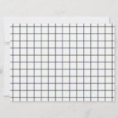 Happy Hanukkah 10写真ネイビーブルーホワイト (裏面)