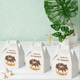 "Happy Hanukkah" Donut – Modern Illustration Style フェイバーボックス