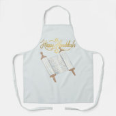 Happy Hanukkah Entertaining エプロン (正面)