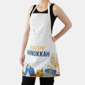Happy Hanukkah Entertaining エプロン (インサイチュ)