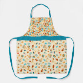 Happy Hanukkah Entertaining エプロン (正面)