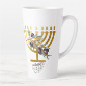 Happy Hanukkah Entertaining カフェラテマグ (右)