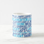 HAPPY HANUKKAH Love Light Laughter Coffee Mug コーヒーマグカップ (中央)