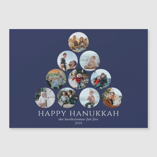 Happy Hanukkah Magnet 10写真 (正面)