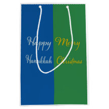Happy Hanukkah Merry Christmas Dual Holiday 