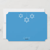 Happy Hanukkah Photo Holiday Card シーズンカード (裏面)