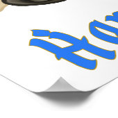 Happy Hanukkah Pugs and Data カスタマイズ Poster - ポスター (角)