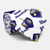 Happy Hanukkah Spinning Dreidel ネクタイ (ロール)