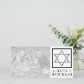happy hanukkah : star david photo card シーズンカード (スタンド正面)