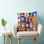 Happy happy holidays!! クッション<br><div class="desc">We've expressed the excitement of the holiday season with fun and cute illustration designs.
We're happy to be able to enjoy Christmas with our children.
Choose products with lovely designs that the whole family will enjoy.</div>