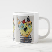 Happy Happy Jumbo Mug ジャンボコーヒーマグカップ (右)