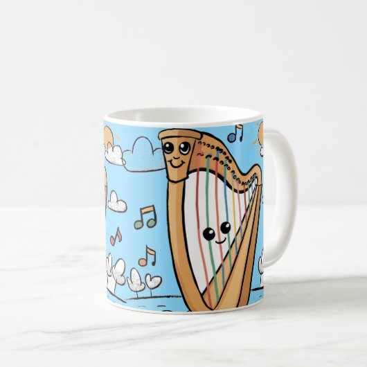 happy harp mug コーヒーマグカップ (正面右)