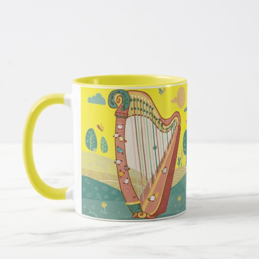 happy harp mug マグカップ (左)