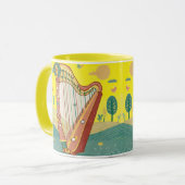 happy harp mug マグカップ (正面左)