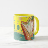 happy harp mug マグカップ (正面右)