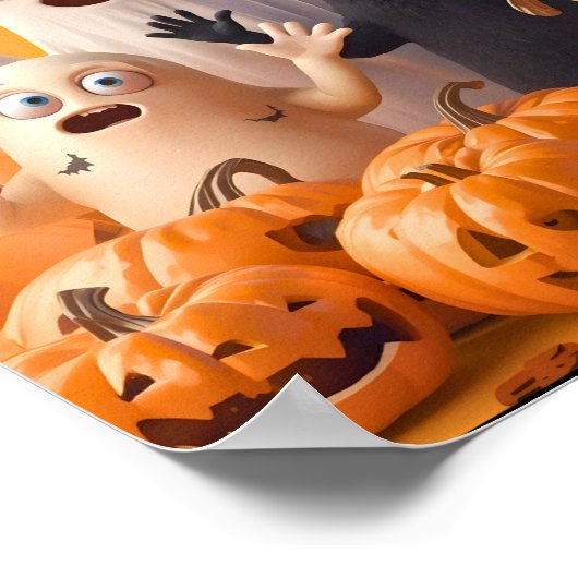 Happy Harting - Kids Halloween Poster ポスター (角)