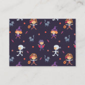 Happy Harting Mummy Halloween Classroomカード 名刺 (裏面)