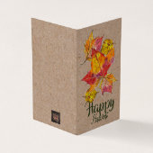 Happy Harvest greeting card - blank inside (外部)