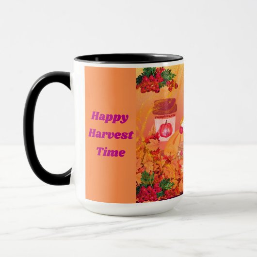 Happy Harvest Time Mug マグカップ (左)