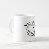 Happy Haunting Ghost Halloween Spooky コーヒーマグカップ (正面左)