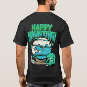 "Happy Haunting" Halloween T-Shirt – Fun & Spooky  Tシャツ (裏面)