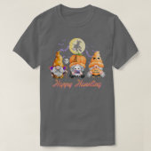 Happy Haunting Spooky Gnomes costume funny Hallowe Tシャツ (デザイン正面)