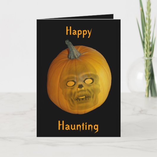 Happy Hauting Greeting Card カード (正面)