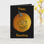 Happy Hauting Greeting Card カード (黄色い花)