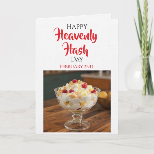 Happy Heavenly Hash Day! February 2nd カード (正面)