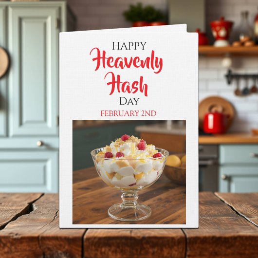 Happy Heavenly Hash Day! February 2nd カード
