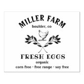 happy henlaurel branch egg carton stamp ラバースタンプ (インプリント)