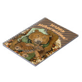 Happy Hibernation Cuddly Bear Notebook ノートブック (左側)