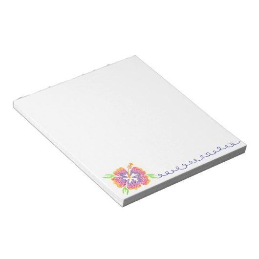 Happy Hibiscus Notepad ノートパッド (アングル)