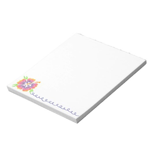Happy Hibiscus Notepad ノートパッド (回転)