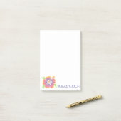 Happy Hibiscus Post It Notes ポストイット (デスク上)