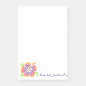 Happy Hibiscus Post It Notes ポストイット (正面)