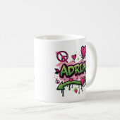 Happy Hippie Adrian 1 コーヒーマグカップ (正面右)