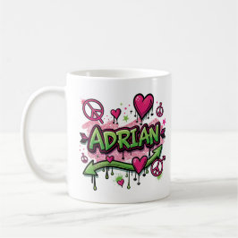 Happy Hippie Adrian 1 コーヒーマグカップ