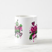 Happy Hippie Marion 4 コーヒーマグカップ (中央)