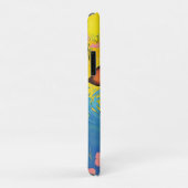 Happy Hippo in Blooming Pond Case-Mate iPhoneケース (裏面/右)