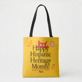 Happy Hispanic Heritage Month! - Cute Ginger Kitty トートバッグ