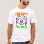Happy Hodlweenビットコイン – ハロウィーン暗号 Tシャツ (正面)